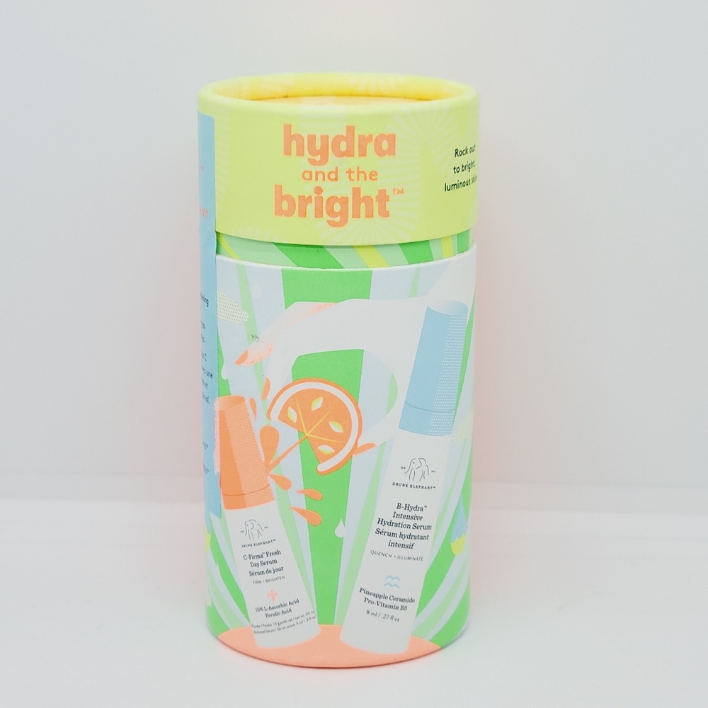 Drunk Elephant Hydra and the Bright Skincare Set Brand New in Box Authentic